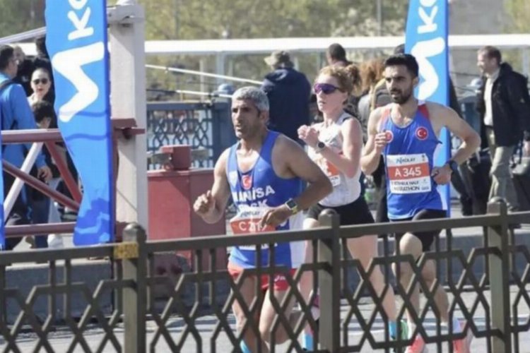 Manisalı atlet Bayram İstanbul Yarı Maratonu’na damga vurdu
