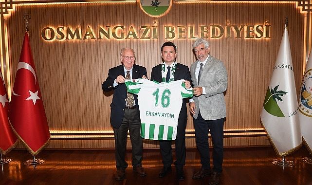 Bursaspor yönetiminden Başkan Aydın'a ziyaret